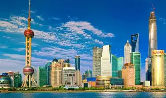 China city skyline