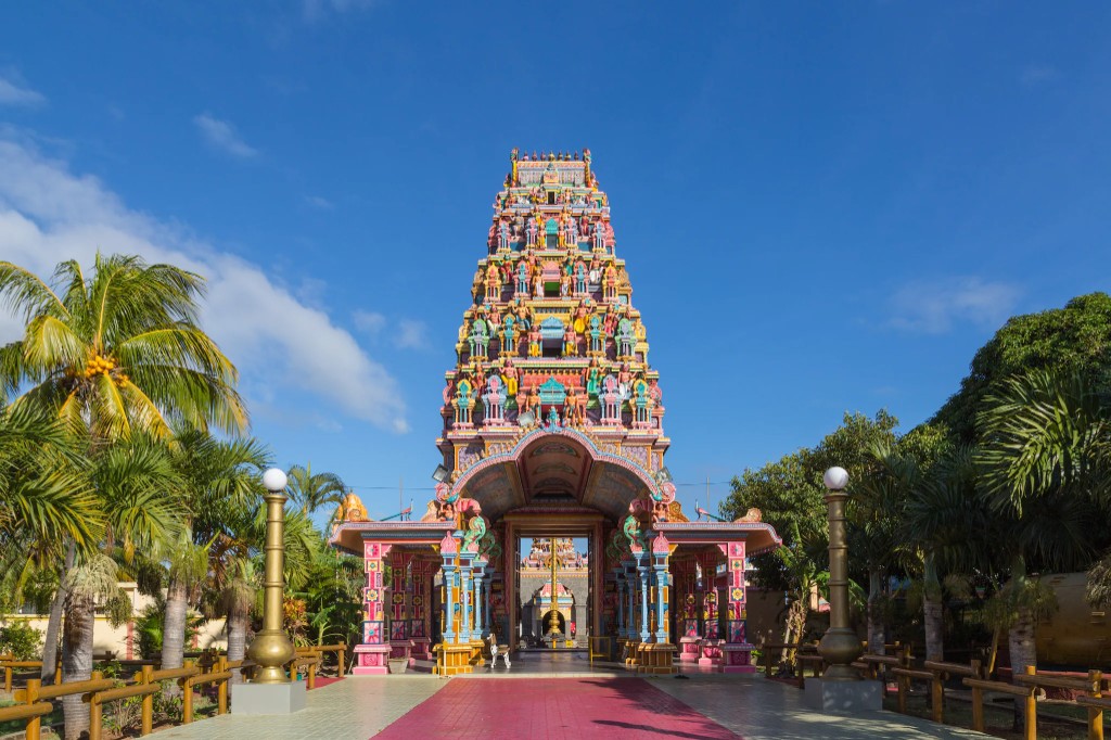 Mauritius temple landmark