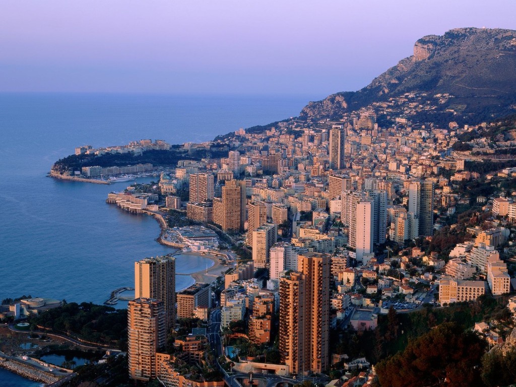 Monaco coastline skyline