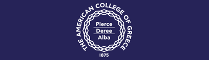 The American College of Greece logo