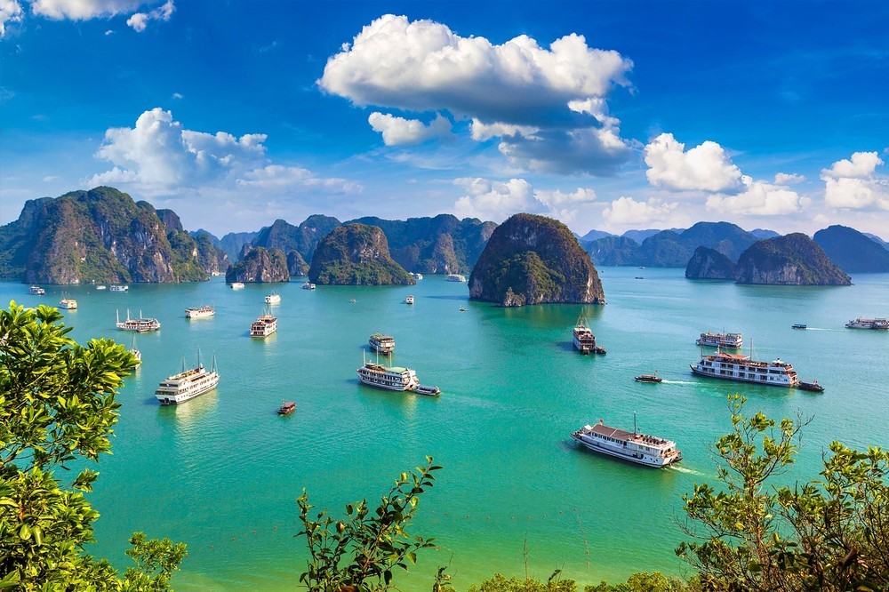 Vietnam bay scenic view